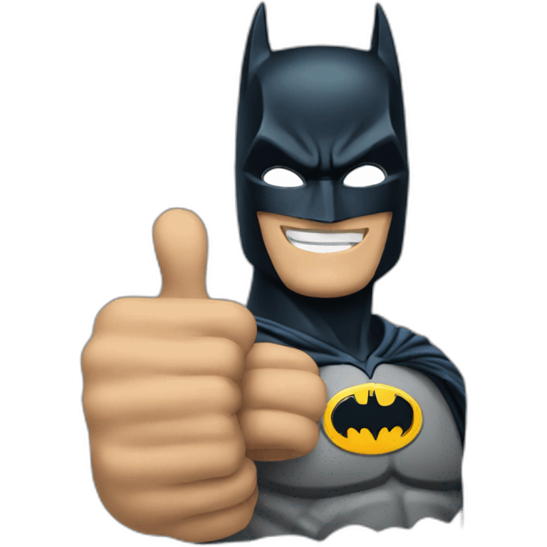 BATMAN THUMB UP emoji