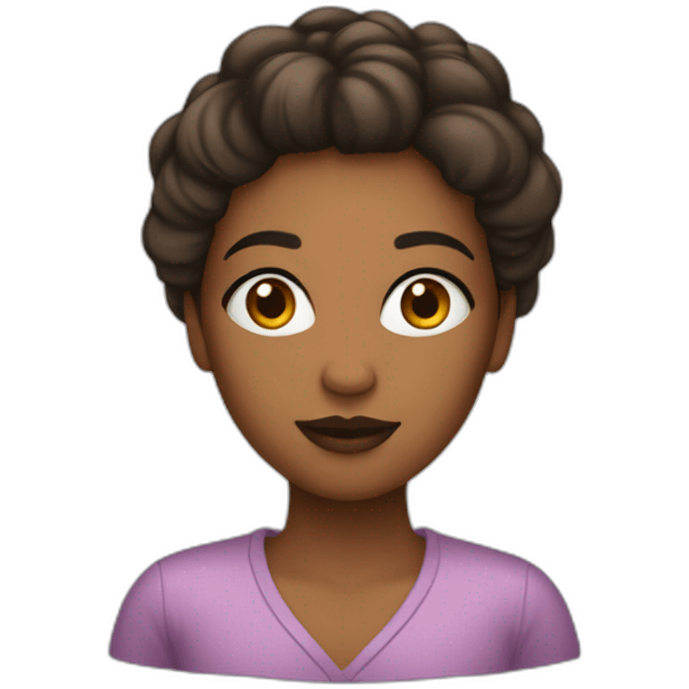 Femme ,trop maquillée emoji