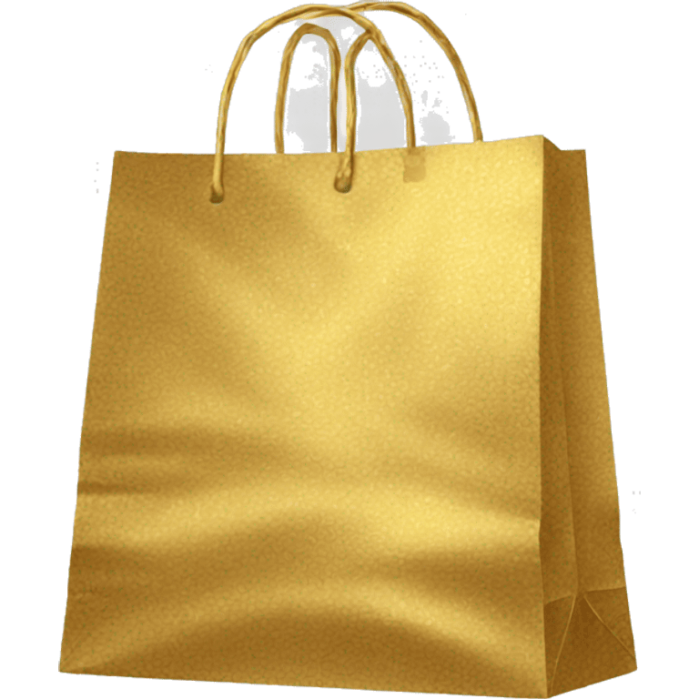 super Gold shopping bag emoji