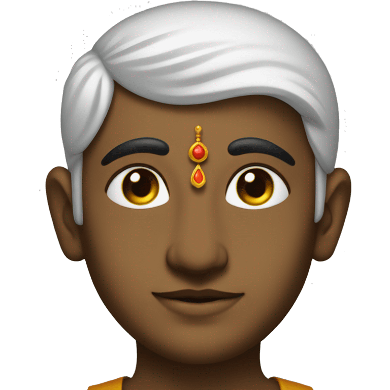 Krishna tilak emoji emoji