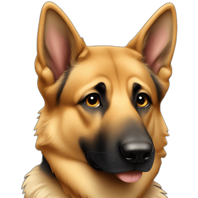 German shepherd emoji