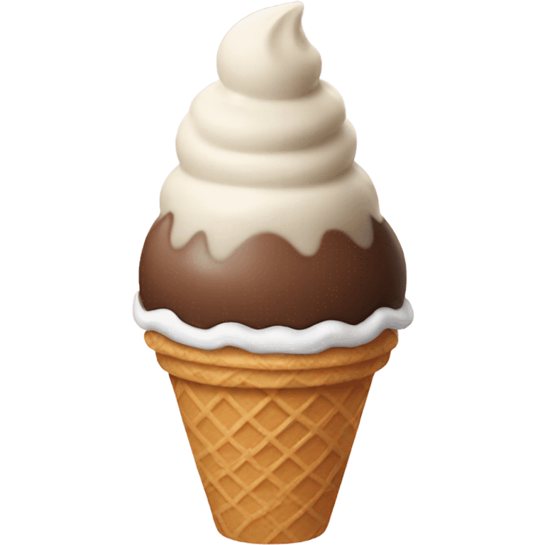 Ice cream cone emoji