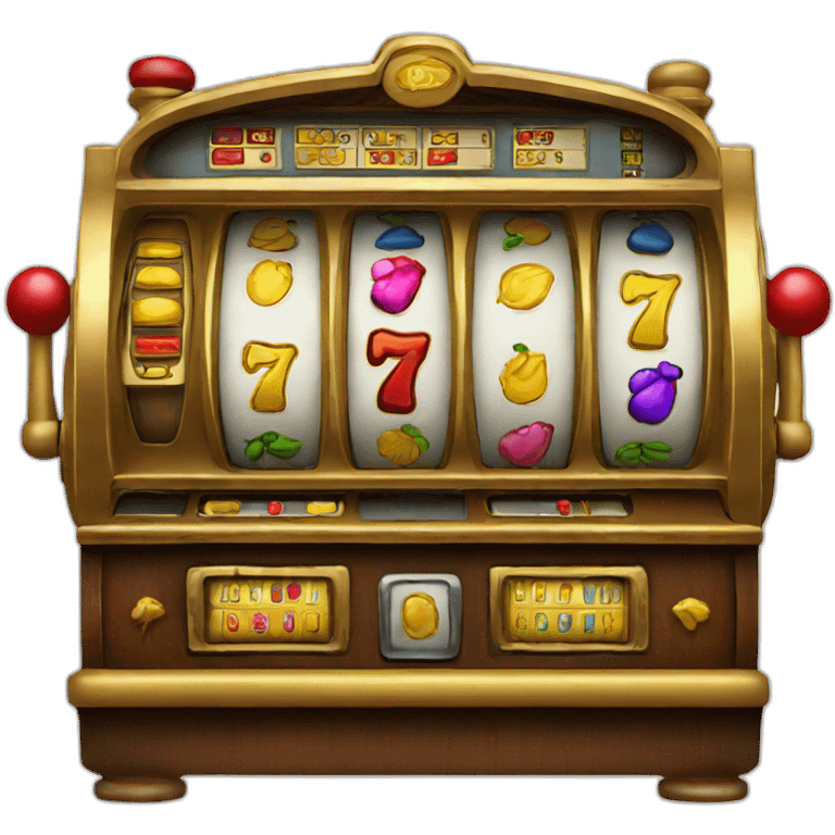 Antique slot machine  emoji