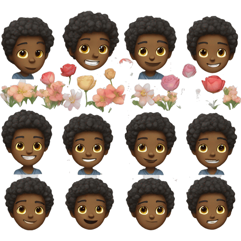 Flowers for boys emoji