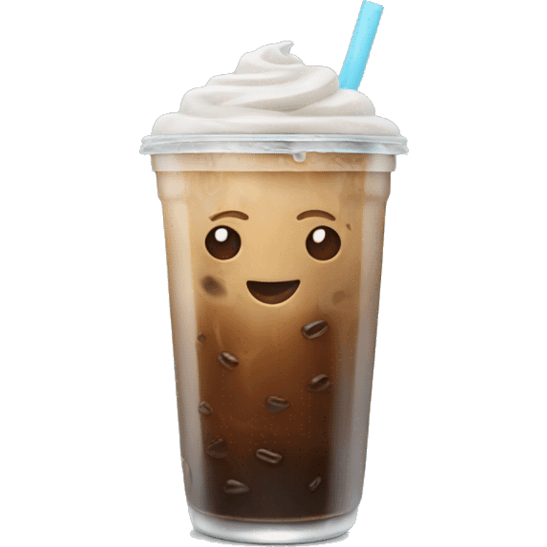 Iced coffee emoji