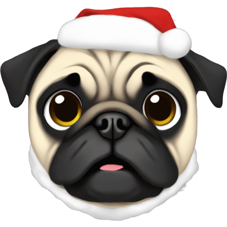 anime pug christmas emoji