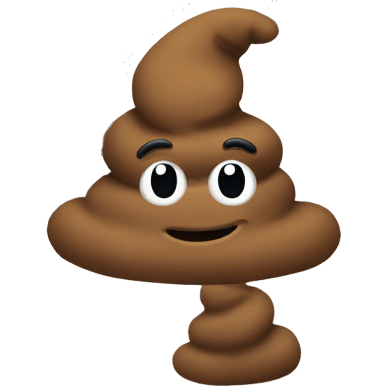 Poop wearing a hat emoji