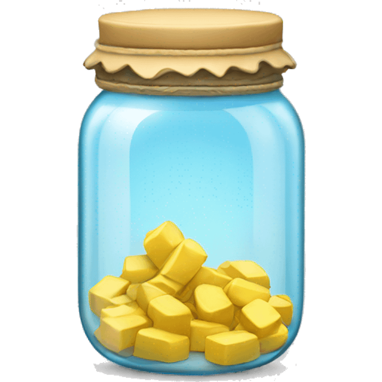 Glass movie jar emoji