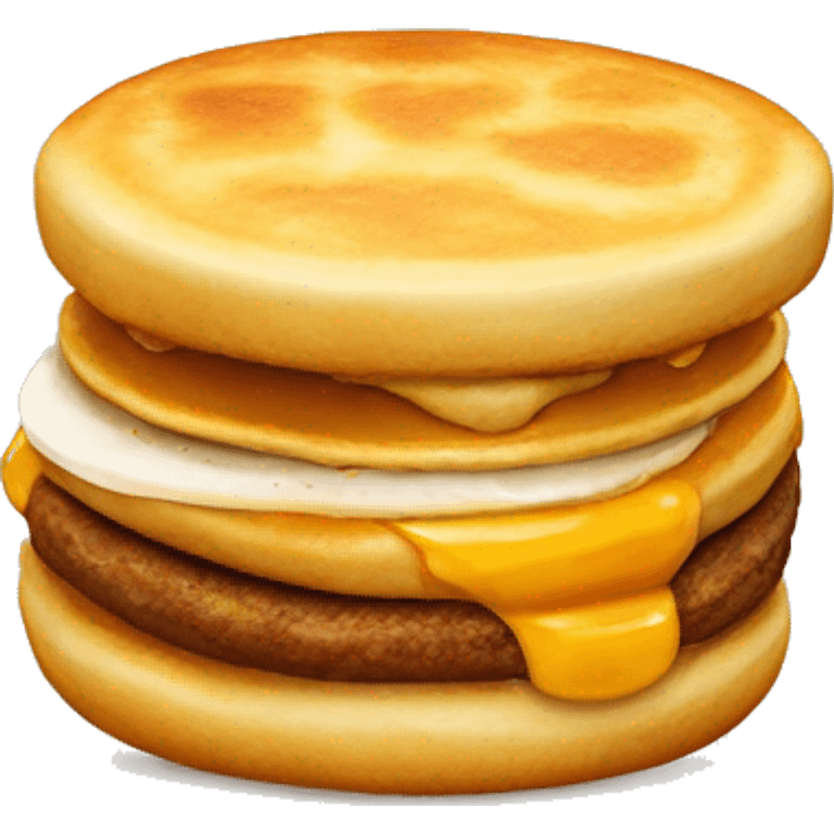 mcgriddle with a chicken patty emoji