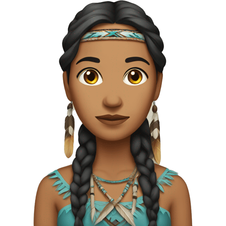 Native American woman emoji