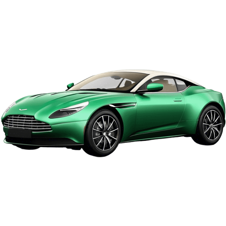 Aston Martin DB11 - Aston Martin (Model Year: 2022) (Iconic colour: Green) emoji