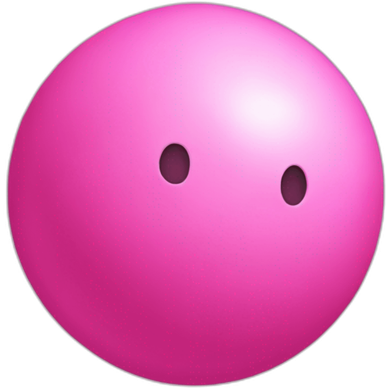 Pink ball emoji