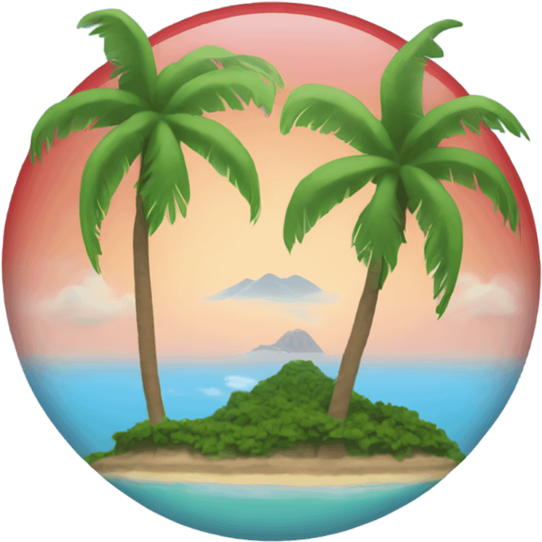 Puerto Rico island  emoji