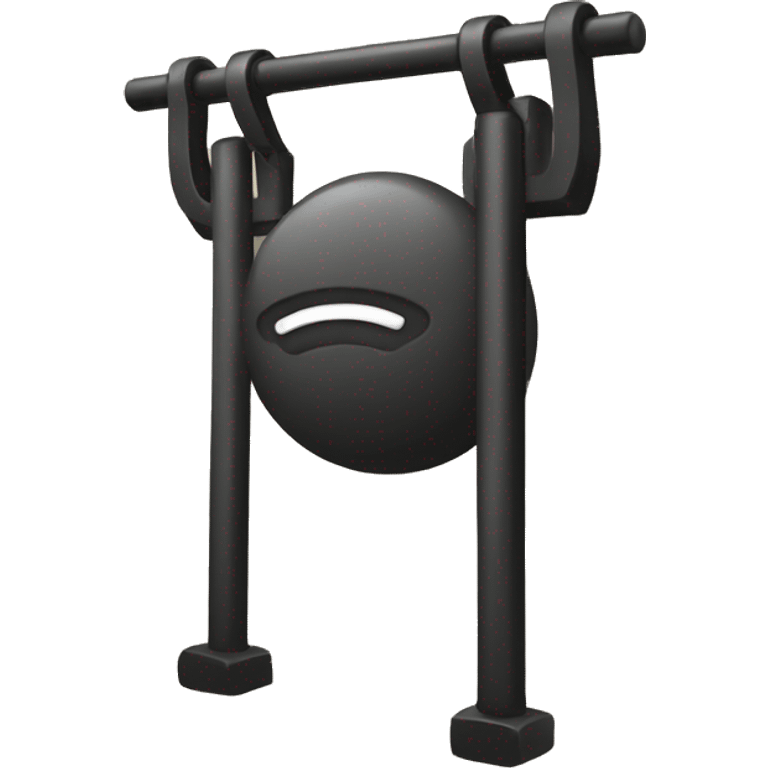 pull up bar on wall emoji