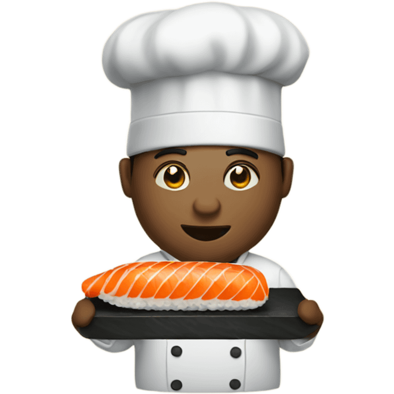 Chef making sushi  emoji