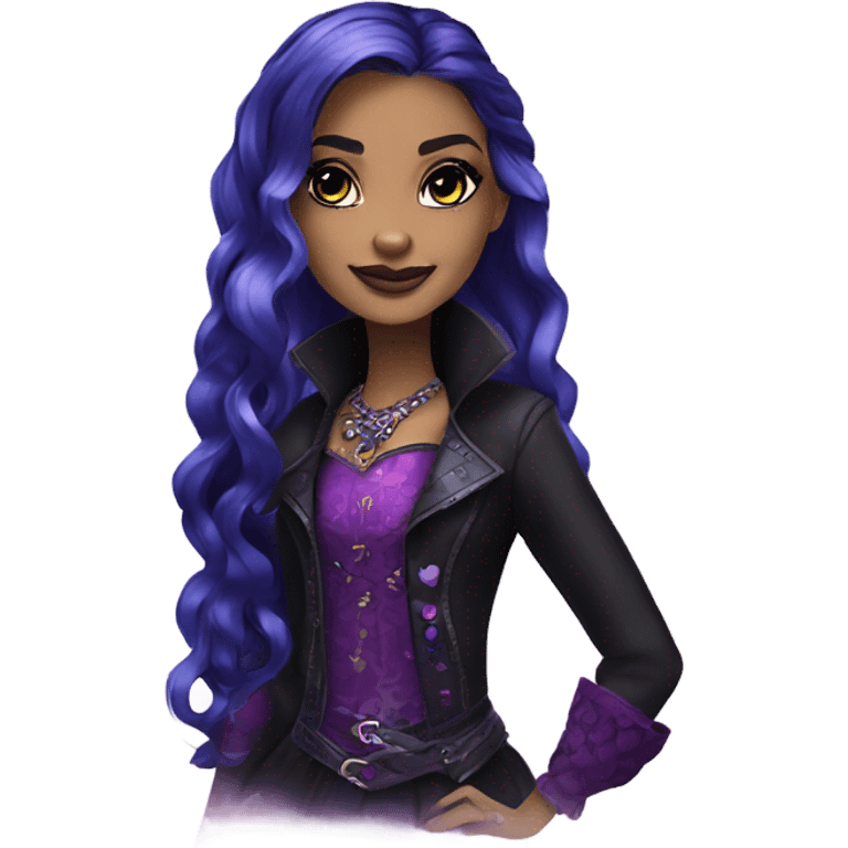 Raven queen from ever after high emoji