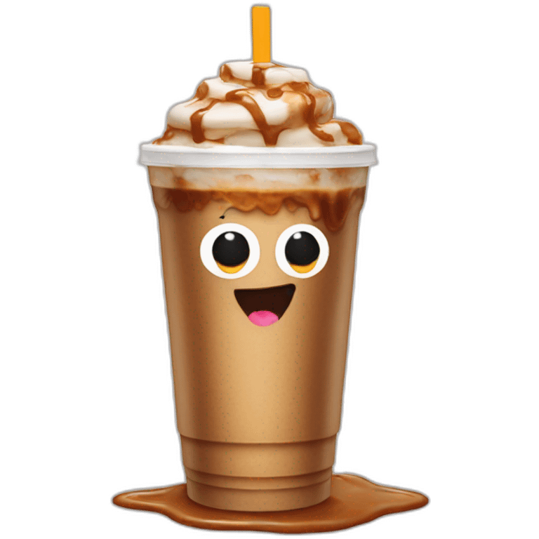 Dunkin Donuts Iced Coffee emoji