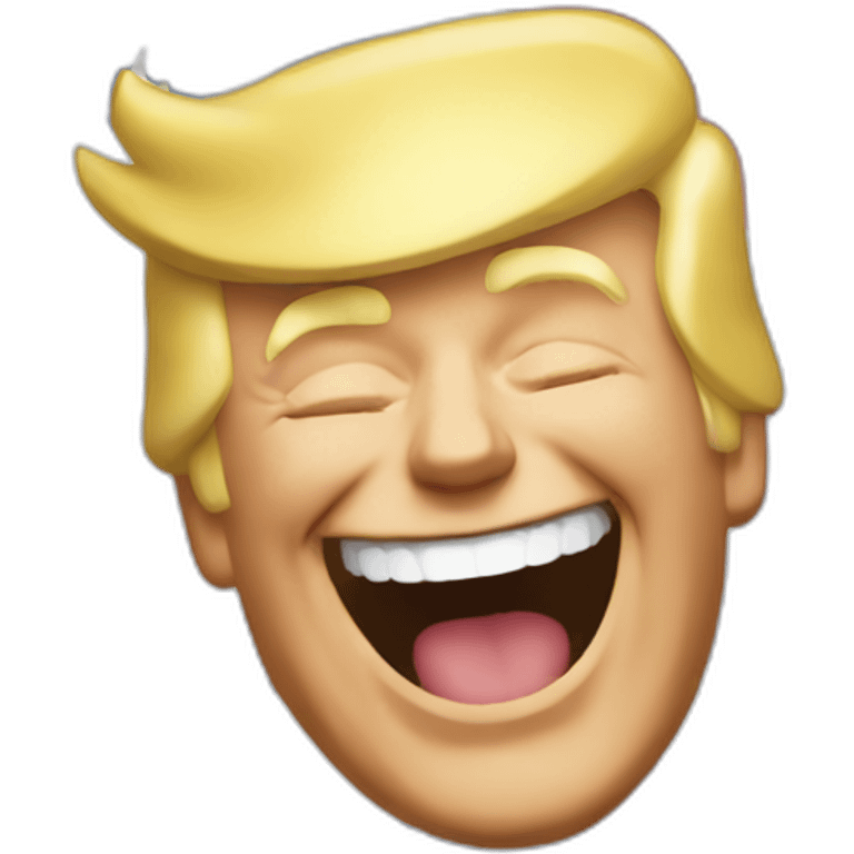 trump laughing emoji