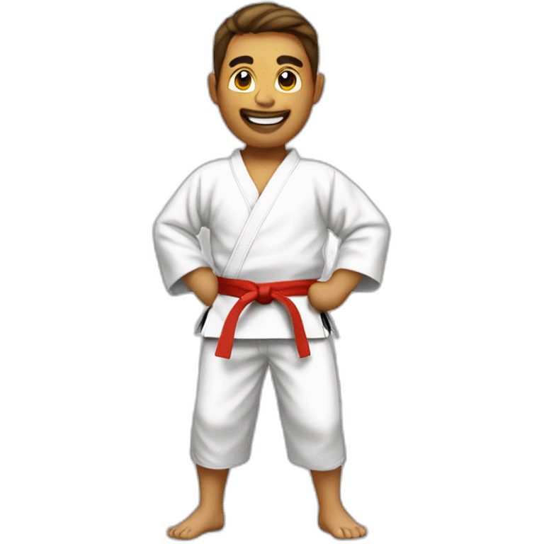 karate-winner-male with medal gold emoji