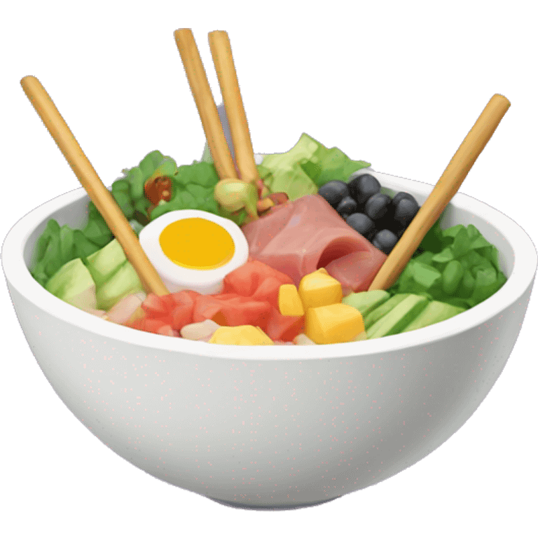 Poke bowl emoji