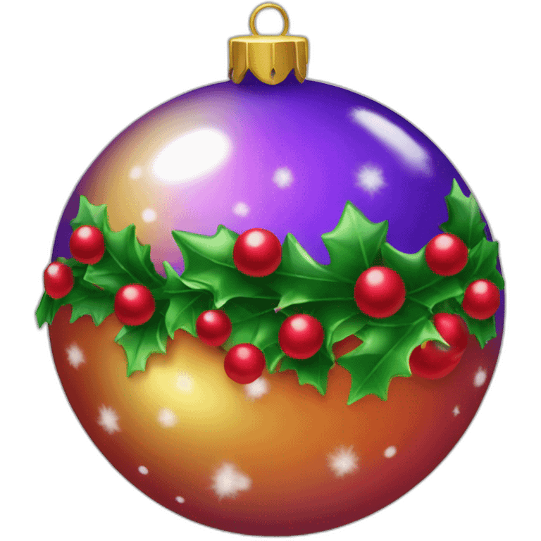 christmas baubble emoji