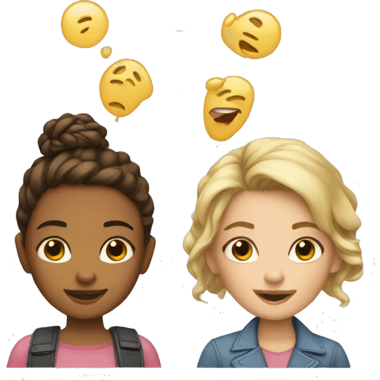 two girls best frie ds emoji