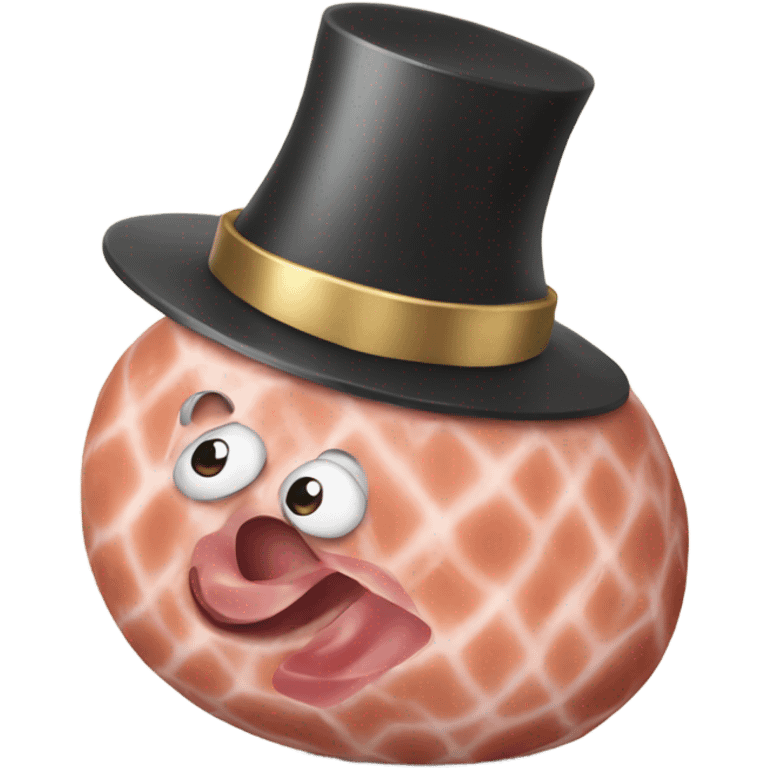 Christmas ham emoji