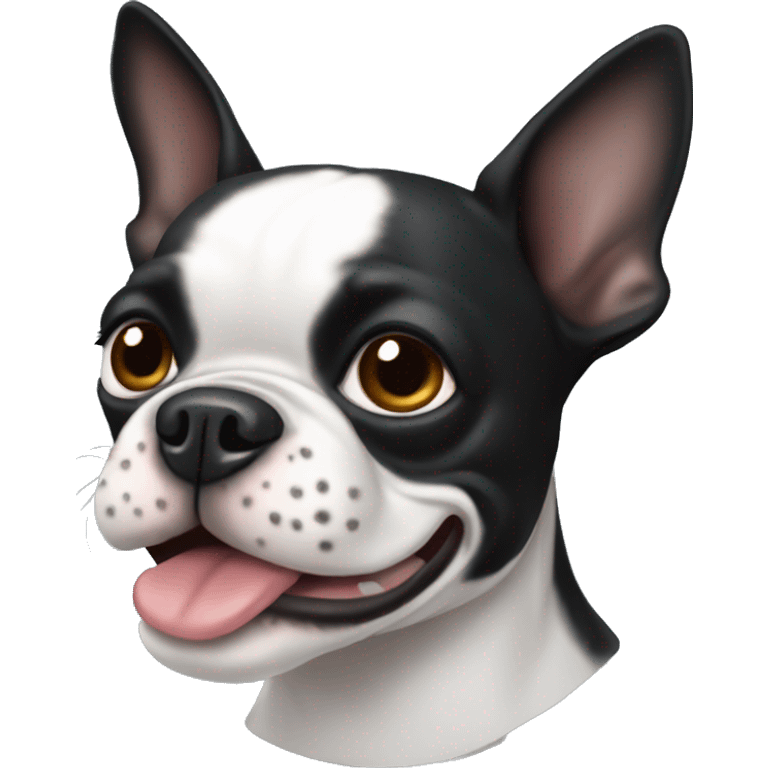 Un boston terrier  emoji