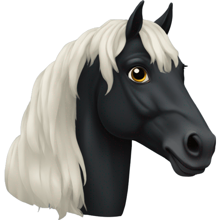 Black horse emoji