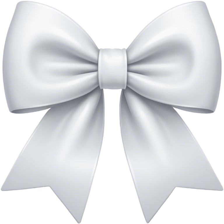 white bow emoji