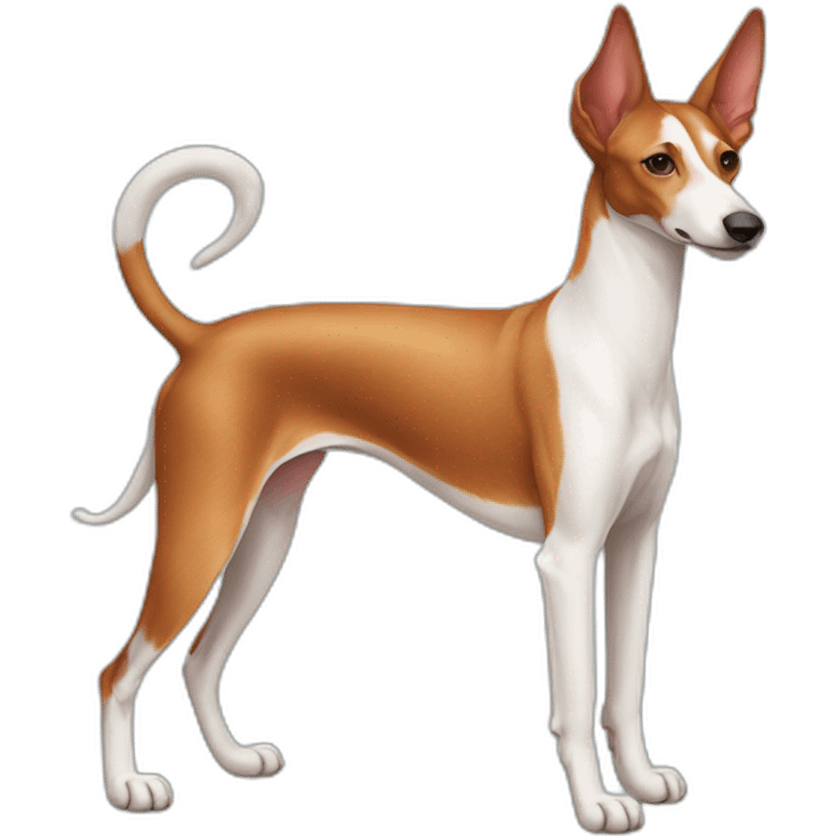 Ibizian hound dog full body emoji