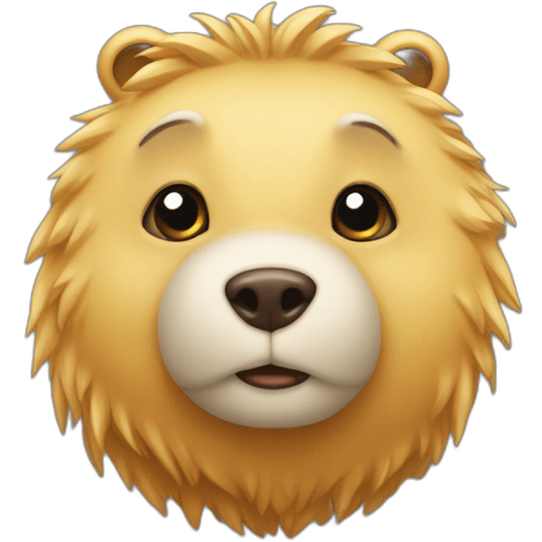 Un ours qui vole du miel emoji