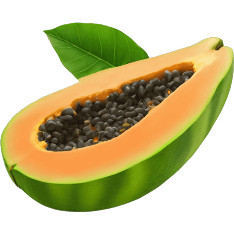 Papaya emoji