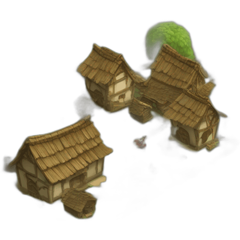 dragon attack village emoji