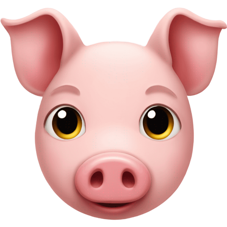 Pig with a woman’s face   emoji