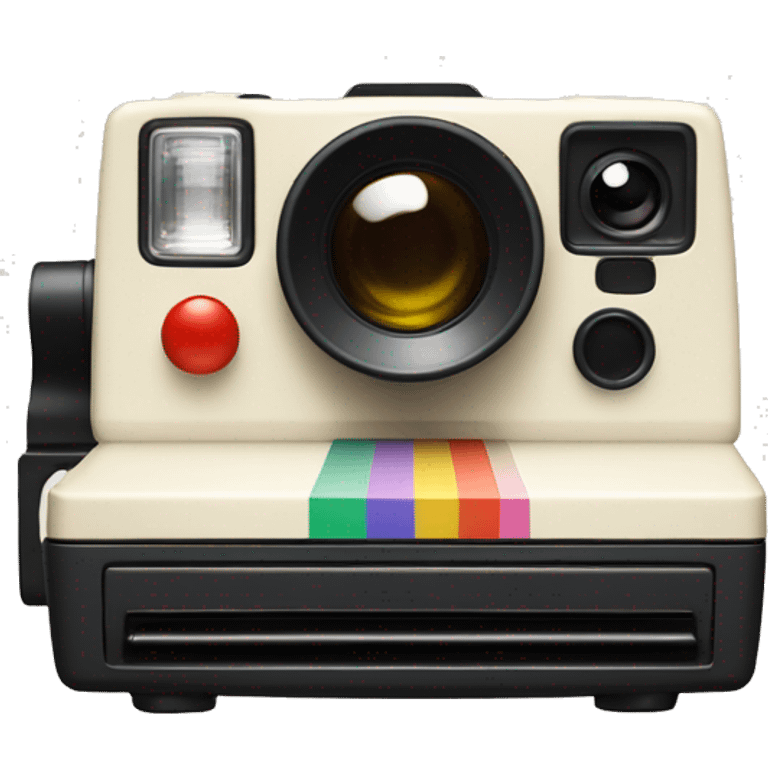 a simple polaroid camera, just the object itself emoji