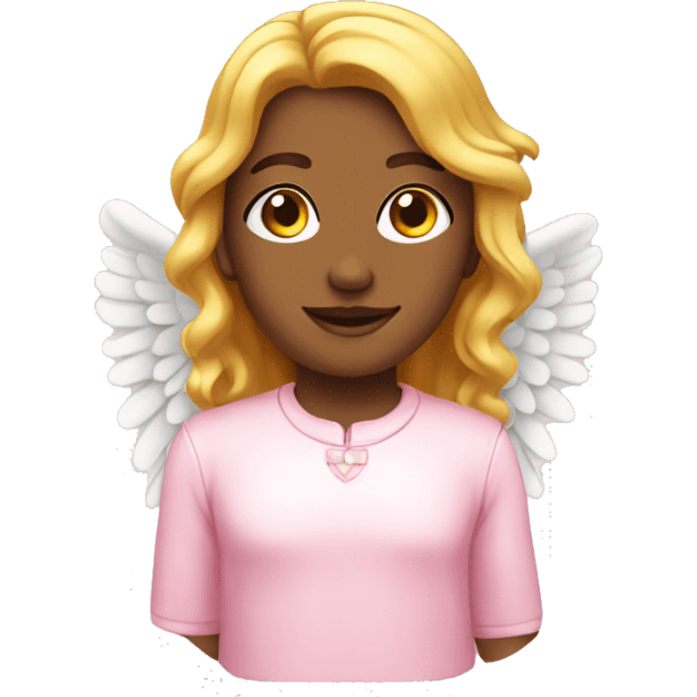 angel pink emoji