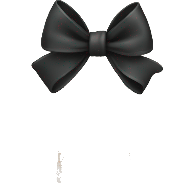 black bow emoji