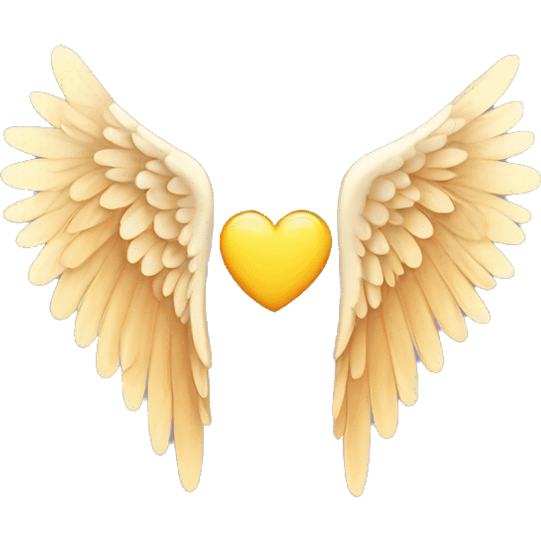 Angel wing emoji