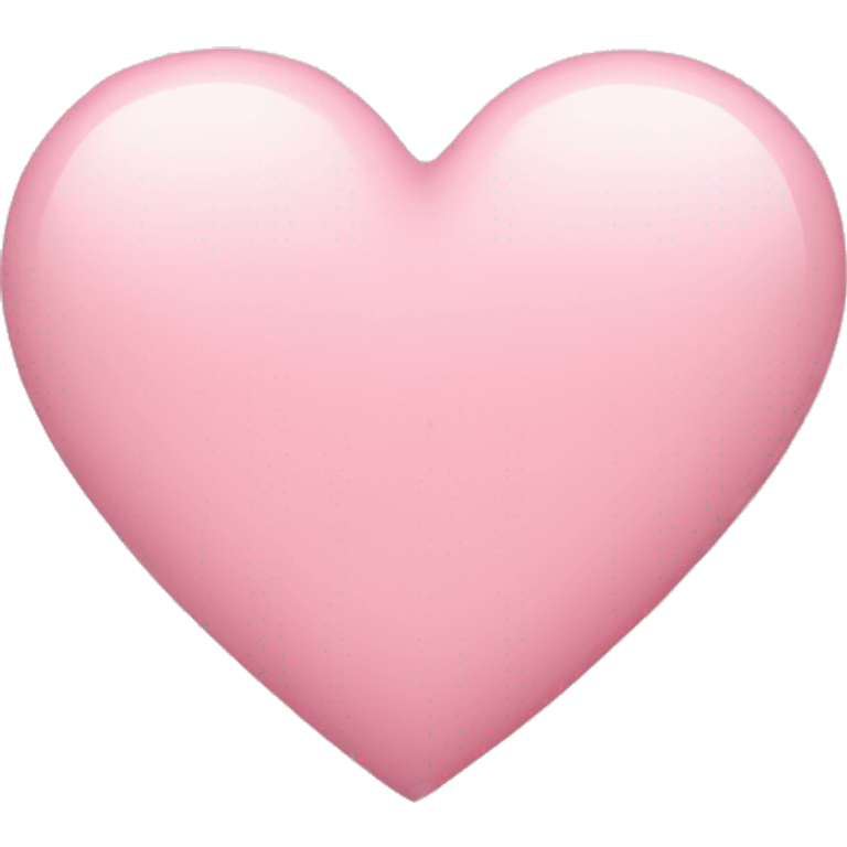 Light pink heart emoji