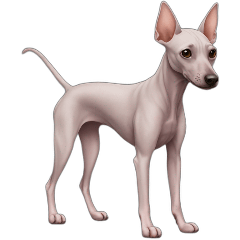 Mexican Hairless Dog Full Body emoji