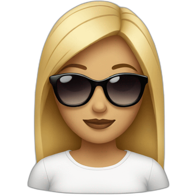 women with sunglasses emoji