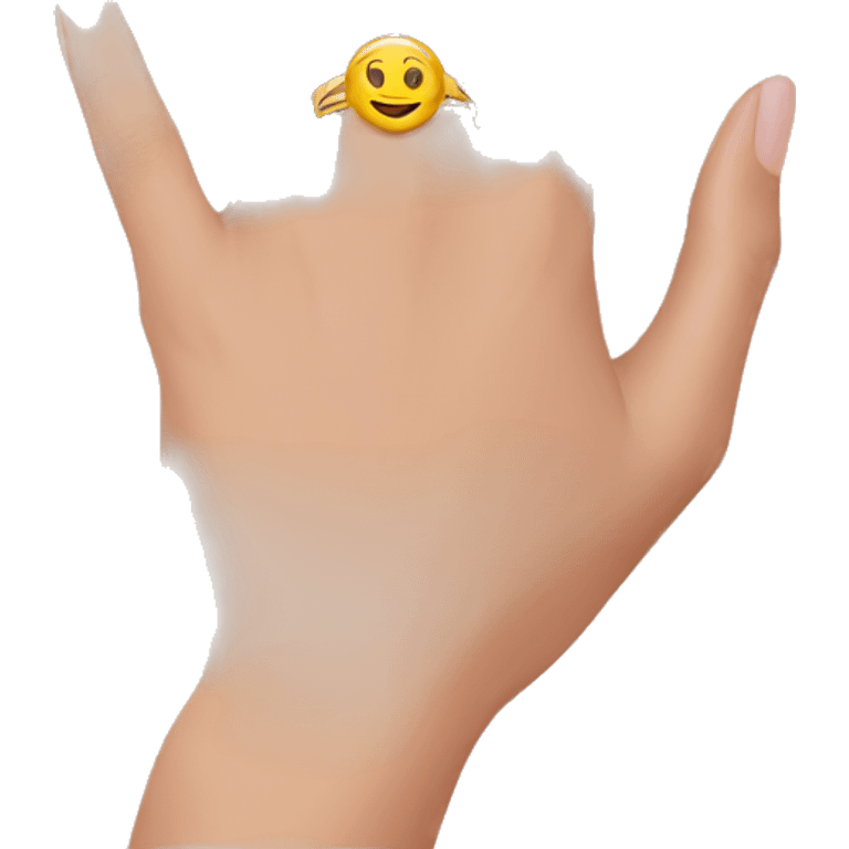 ring on finger emoji