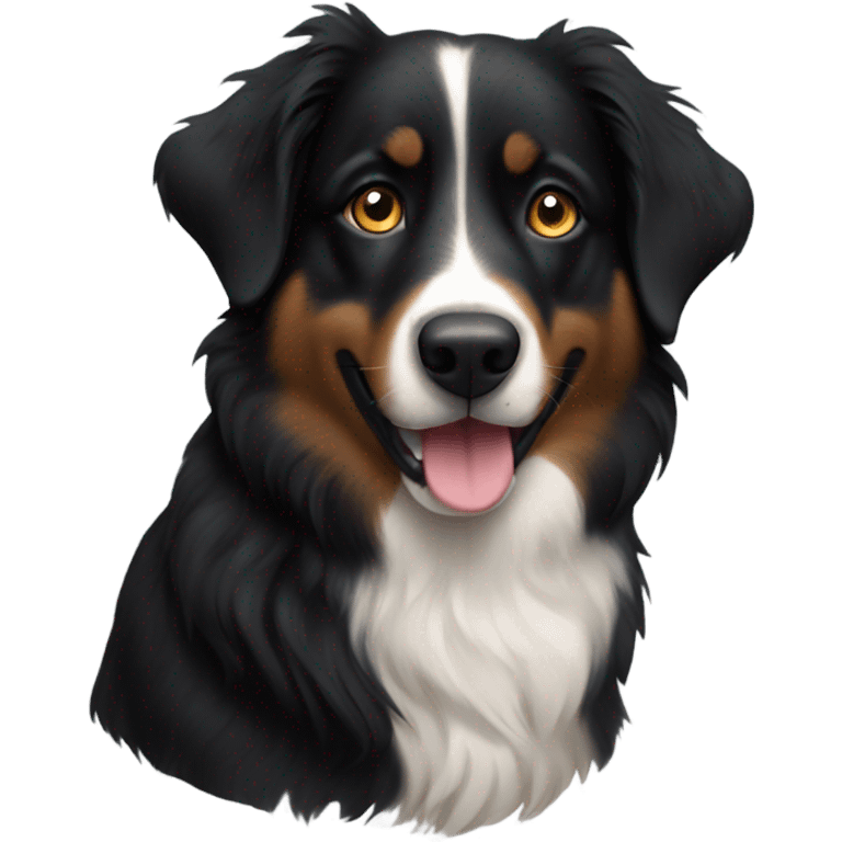 Black Australian Shepard emoji