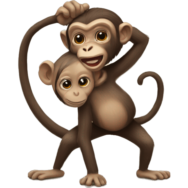 monkey with babana emoji