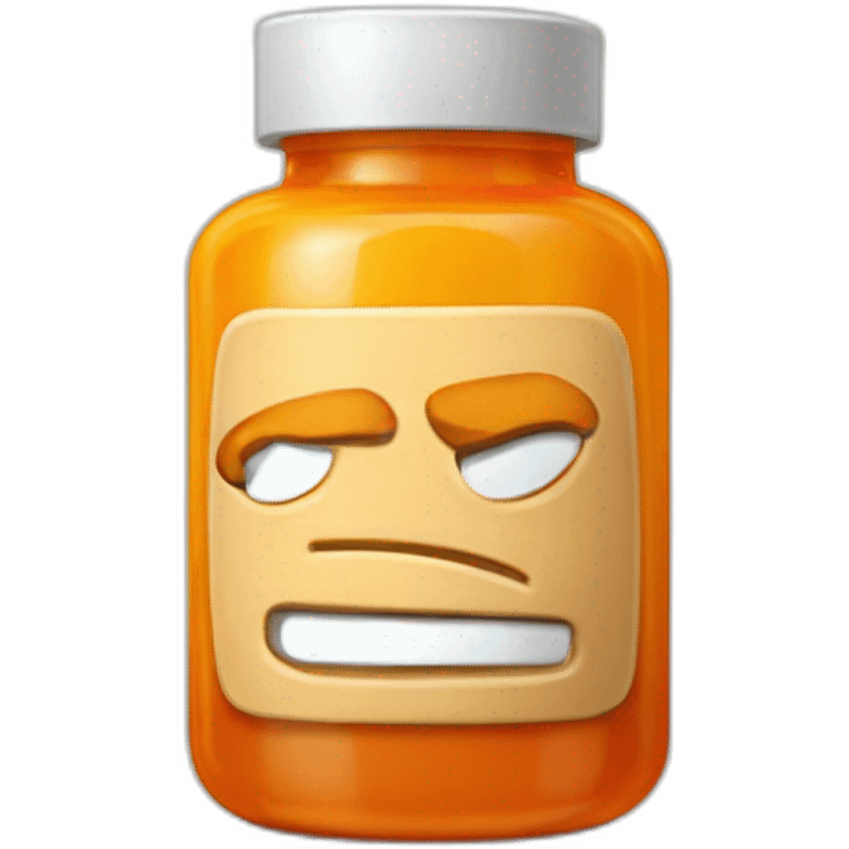 Flintstone vitamins in bottle emoji