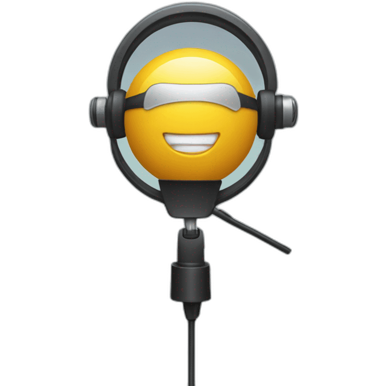 modern podcast microphone emoji