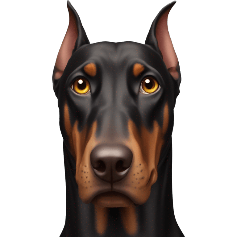 scary doberman emoji