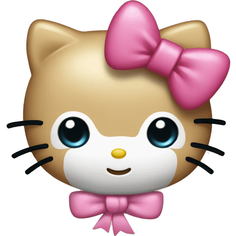 Hello kitty with a bow emoji