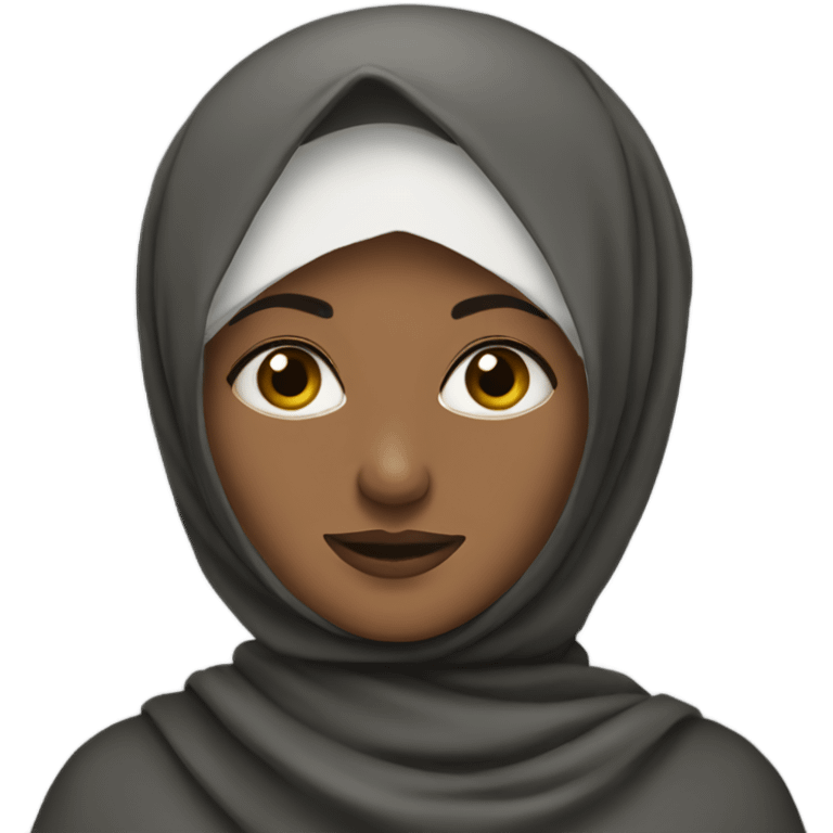 Woman in hijab emoji